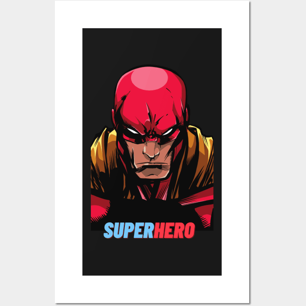 Superhero Wall Art by iconking